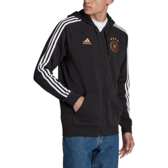adidas Germany 22' zipped jacket 'Black'  HF4061