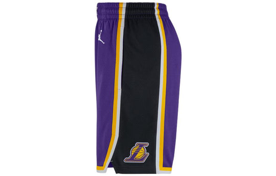 Air Jordan NBA Statement Edition 20 Season Los Angeles Lakers Colorblock Sports Basketball Shorts Purple CV9564-504 US XL