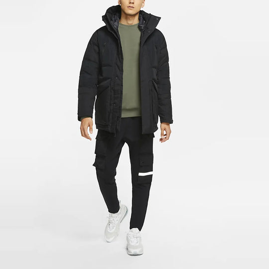 Nike Sportswear Down-fill Sports Outdoor hooded Stay Warm Down Jacket ...