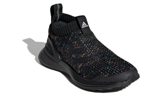 adidas RapidaRun Laceless Knit C 'Muti-Color Black' D97015