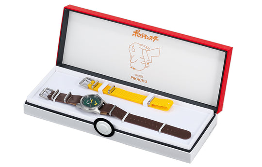 SEIKO POKEMON Pikachu Crossover Limited Brown Green Watch SCXP177 Watches - KICKSCREW