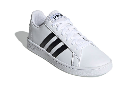 (GS) adidas Grand Court J 'White Black' EF0103