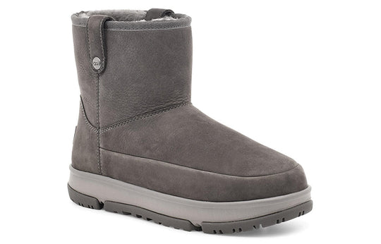 (WMNS) UGG Classic Weather Mini Snow Boots Gray 1112473-CHRC