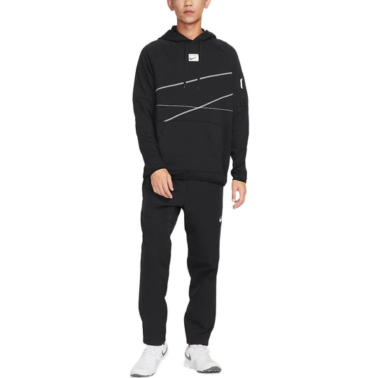 Nike logo hoodie 'Black' DQ6621-010-KICKS CREW