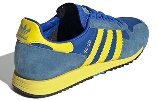 Adidas Originals SL 80 Shoes 'Glory Blue Yellow Tactile Steel' FV4029 ...