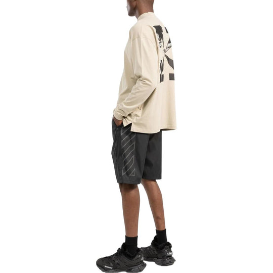 Off-White Slide-Buckled Bermuda Shorts 'Black' OMVH018C99FAB0011001