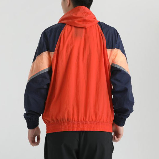 Nike Sportswear Windrunner+ hooded Windproof Reflective Jacket Orange ...