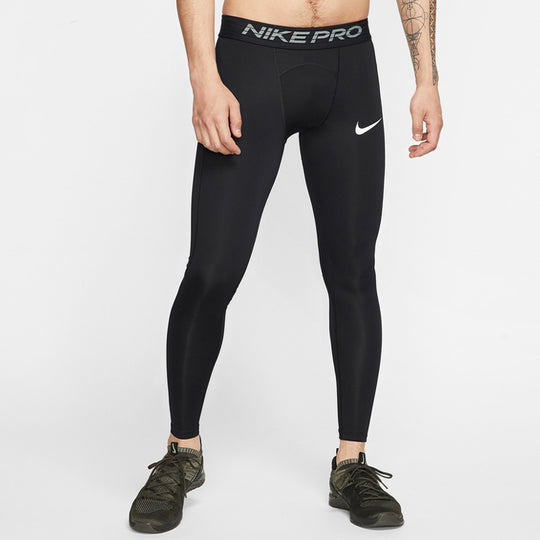 Men's Nike PRO Training Tight Long Pants/Trousers Black CJ5121-010
