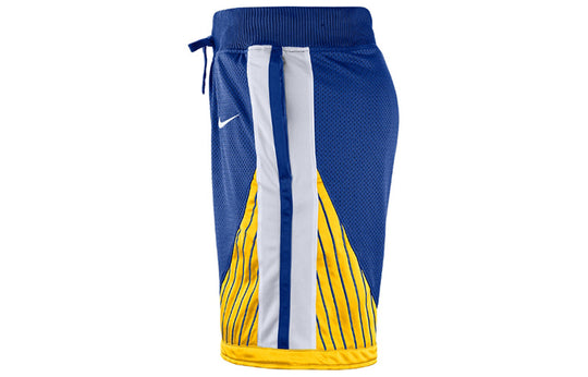 NBA-Nike Warriors Sports Basketball Shorts Navy Blue AJ9168-495