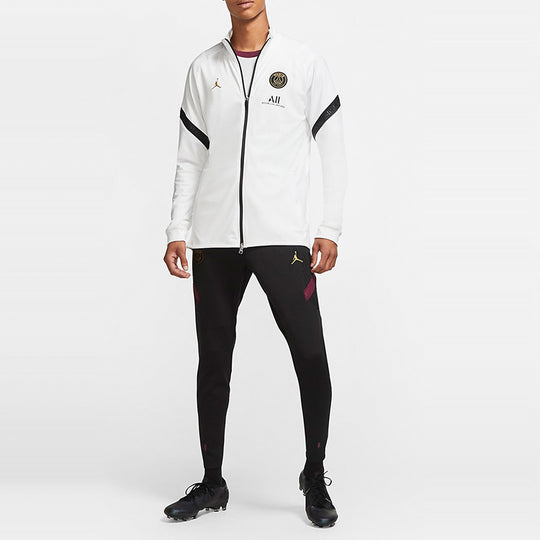 Air Jordan Paris Saint-Germain Knit Soccer/Football Jacket White CK962 ...