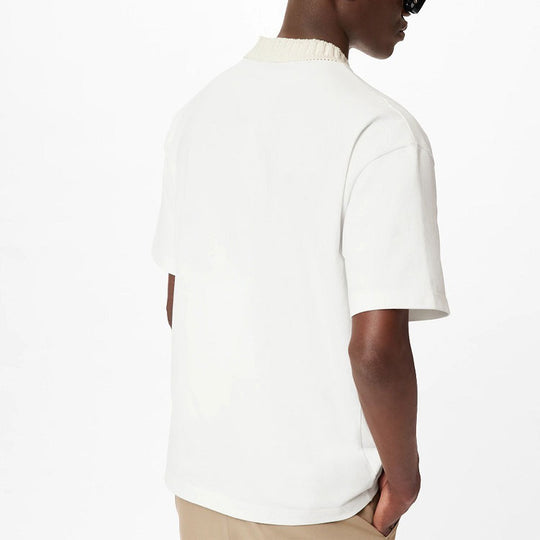 Louis Vuitton x NBA Basketball Short Sleeve Tee Shirt White Pre-Owned