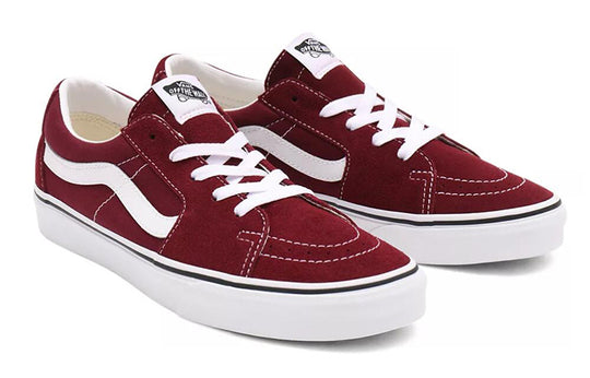 Vans SK8-Low Breathable Non-Slip Wear-resistant Low Tops Casual Skateboarding Shoes Red VN0A4UUK5U7