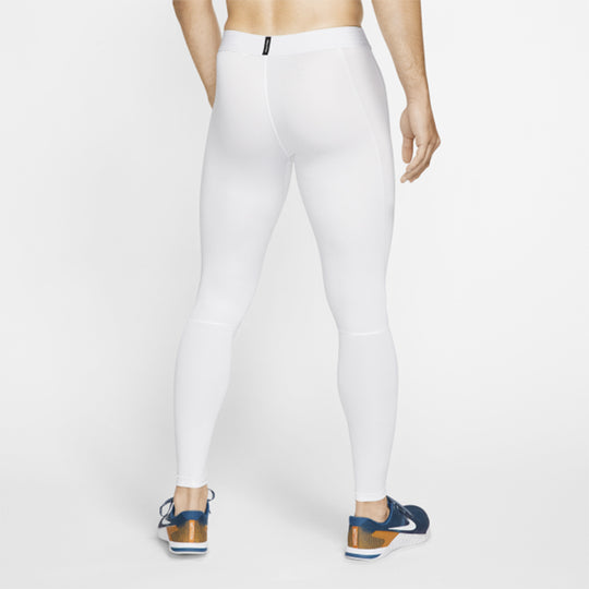 Men's Nike Pro Training Tight White Gym Pants/Trousers/Joggers BV5642-100