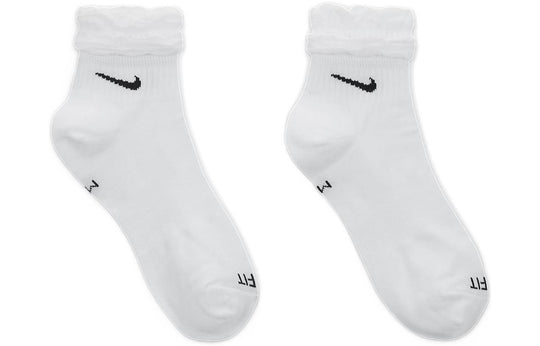 Nike Solid Color Logo Quick Dry Athleisure Casual Sports Knit Socks Un ...