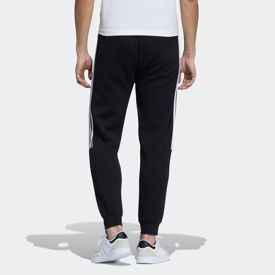 adidas neo M Ce 3s Icon Tp Casual Sports Bundle Feet Knit Long Pants Black GP5711