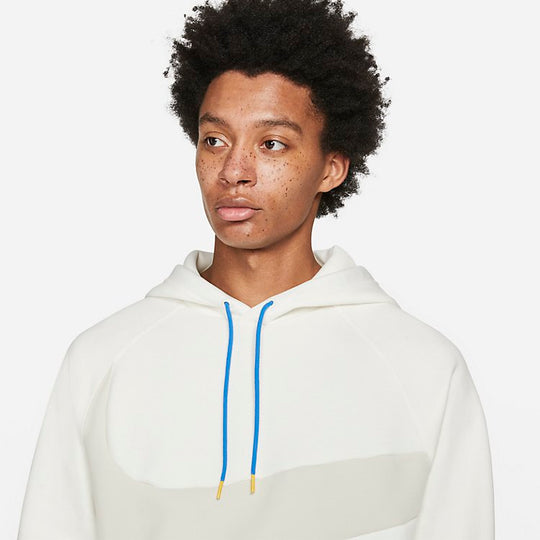 Nike Sportswear Swoosh Tech Fleece Pullover Hoodie 'Sail Light Bone' D