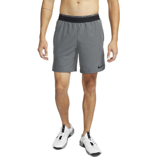 Nike Pro Dri-FIT Flex Rep Sports Training Shorts Gray DD1701-068 ...