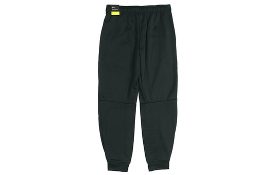 Nike logo Printed Fleece Casual Cuffed Sweatpants Men Black CV7740-010