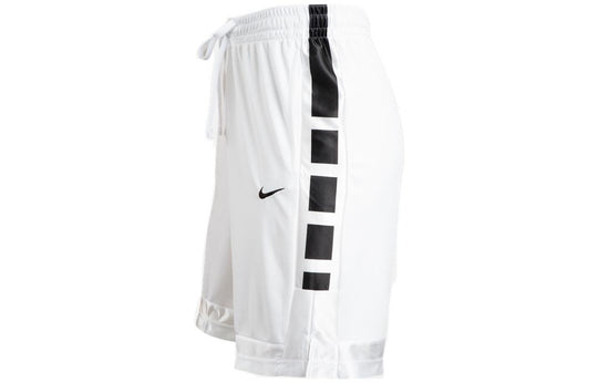 Men's Nike Side Contrasting Colors Basketball Sports Shorts White DN4003-100