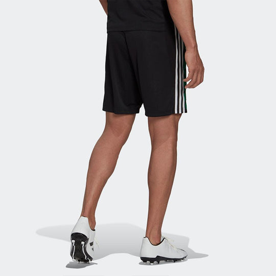 Men's adidas Pattern Printing Stripe Elastic Waistband Straight Shorts ...