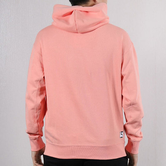 PUMA Logo Knit hooded Pullover Pink 579110-19
