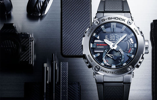 CASIO G-Shock G-Steel 'Black Silver' GST-B200-1A - KICKS CREW