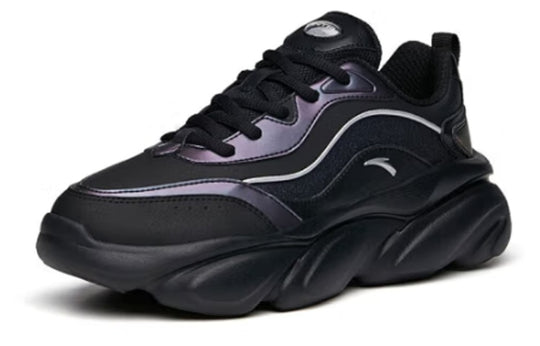 (WMNS) ANTA Life Series Casual Sports Shoes 'Black Metallic Purple' 922048894-14