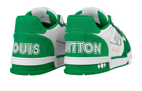 LOUIS VUITTON LV Trainer 'White Green' 1ABLY1