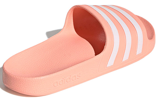 (WMNS) adidas Adilette Pink and White Aqua EE7345