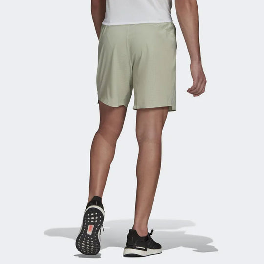 adidas Solid Color Running Sports Breathable Shorts Green GJ9879-KICKS CREW
