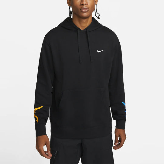 Men's Nike Embroidered Pattern Loose Sports Black DM6862-010