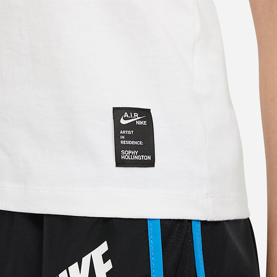 (WMNS) AS W Nike Sportswear Tee SS ARTIST IN RES White DB9838-100