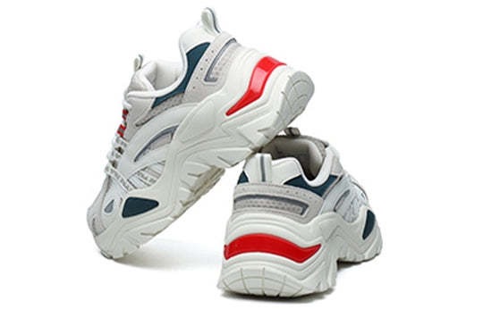 (WMNS) FILA Heritage-FHT Low-Top Daddy Shoes White/Silver F12W124164FWS
