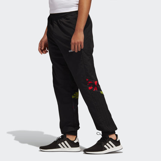 adidas originals Festivo Printing Sports Long Pants Black GJ7774