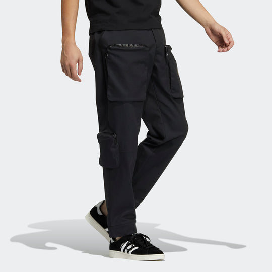 adidas originals Premium Wv Pnt Multiple Pockets Cargo Sports Long Pants Black GV0916