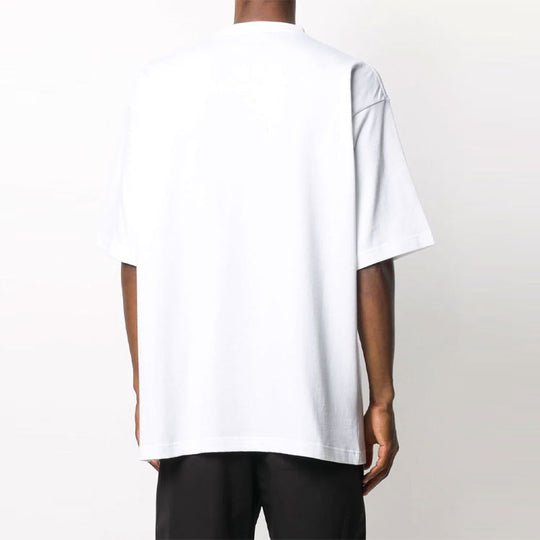 Balenciaga Gym Wear Loose Short Sleeve White 620969TIVD59000