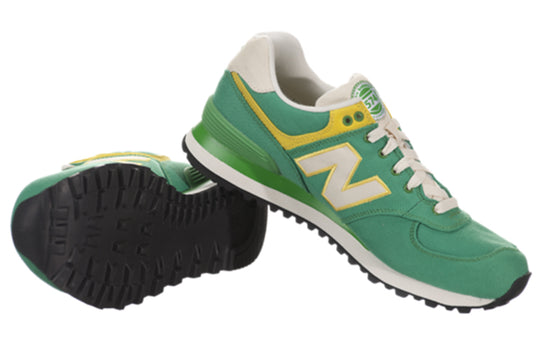 (WMNS) New Balance 574 Low-top Green/Yellow WL574RUG