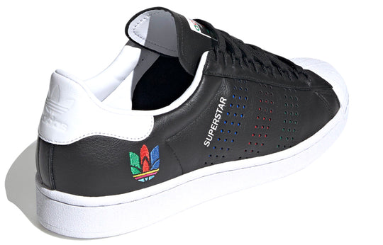 Adidas Superstar 'Colorful Trefoil - Core Black' FW5387