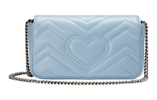 Gucci GG Marmont Super Mini Bag 'Pastel Blue' 476433-DTDCP-4928