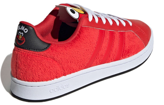 (WMNS) Sesame Street x adidas neo Unisex Grand Court Low-Top Sneakers Red/Black GX3695