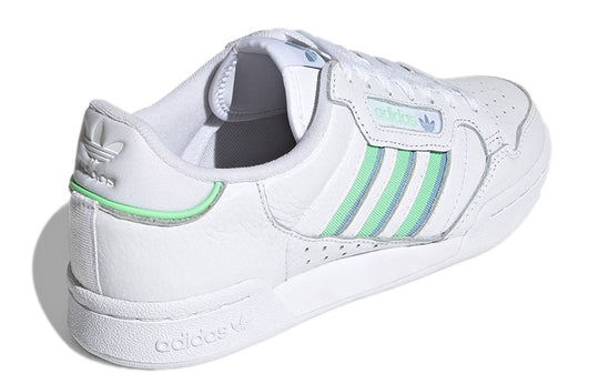 (WMNS) adidas Originals Continental 80 Stripes 'White Green' H06590