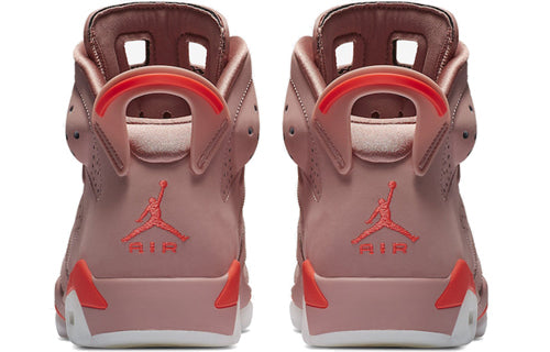 (WMNS) Aleali May x Air Jordan 6 Retro 'Millennial Pink' CI0550-600 Retro Basketball Shoes  -  KICKS CREW