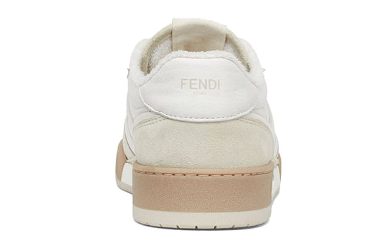 FENDI Match Low Top Suede 'White' 7E1493AHH2F1FHS