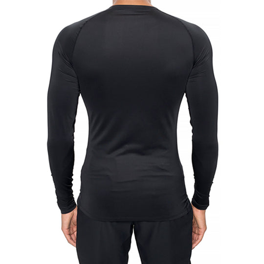 Nike Training Sports Long Sleeves Tight Gym Clothes Black BV5588-010 ...