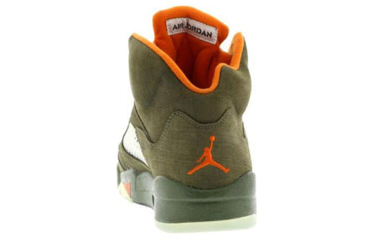 Air Jordan 5 Retro LS 'Olive' 314259-381 Retro Basketball Shoes  -  KICKS CREW
