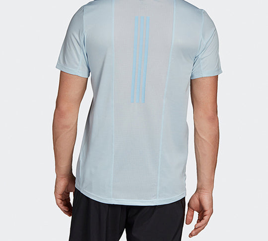 adidas Trg Tee H.Rdy Sports Training Short-sleeve Tee Men Light Blue FM2094