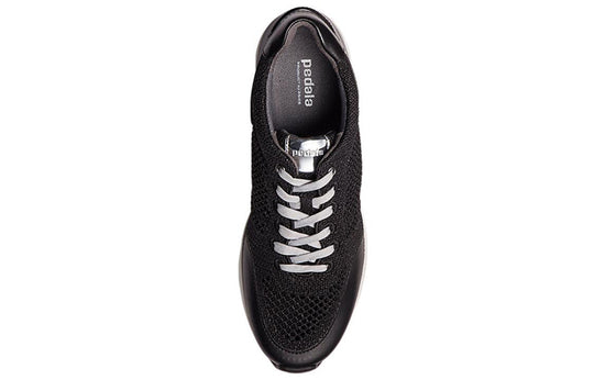 Asics Pedala (2E) WMNS Shoes Black/White 1212A114-001 Marathon Running Shoes/Sneakers - KICKSCREW