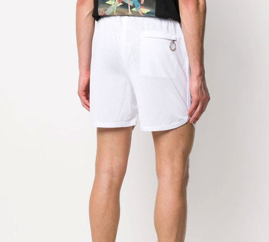 Men's Off-White Mesh Shorts White OMCI005R201010060145