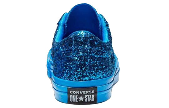 Converse One Star Shoes Blue 162619C