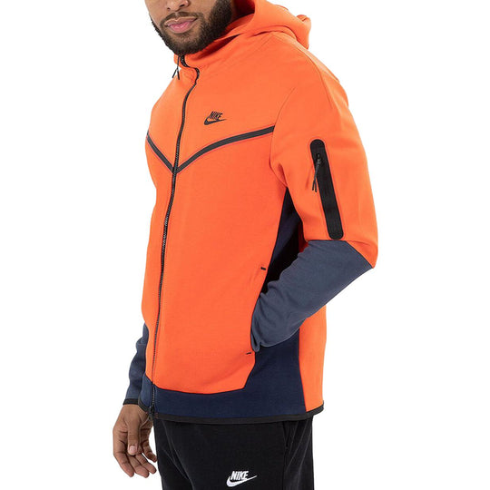 Nike Sportswear Tech Fleece Full Zip Hoodie 'Team Orange' CU4489-869